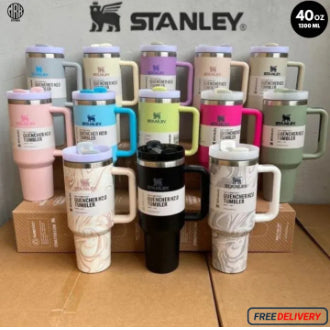 Original Stanley Stainless Steel Tumbler With Straw 40oz