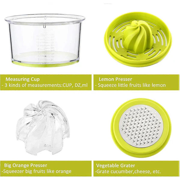 4 In1 Manual Squeezer Citrus Juicer