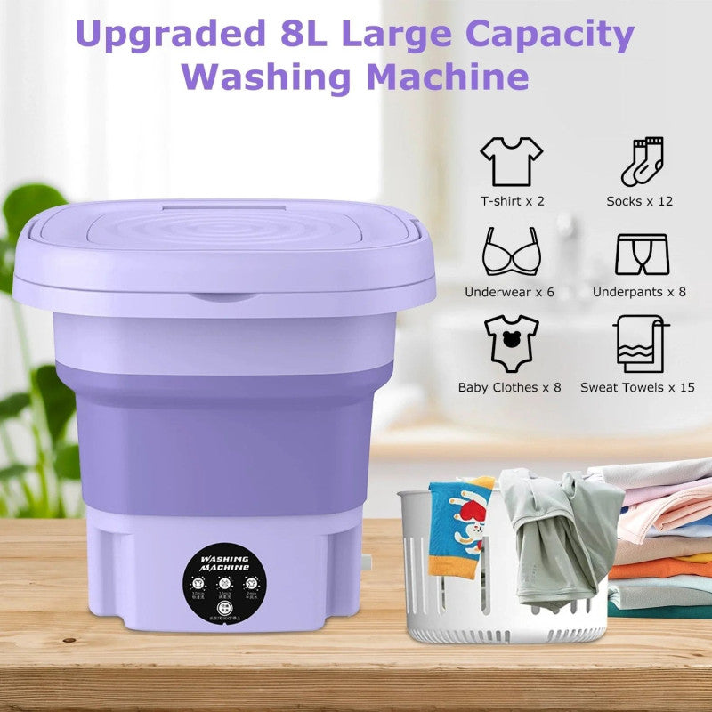 Portable Foldable Mini Washing Machine