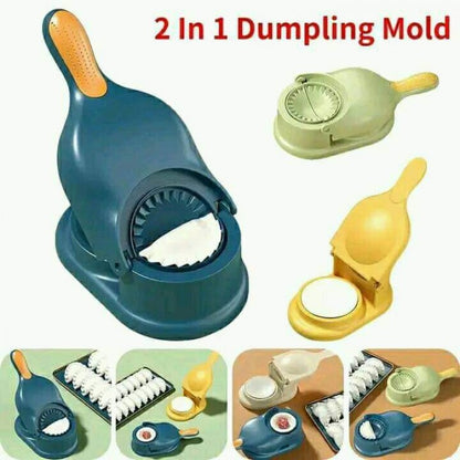 2-in-1 Manual Dumpling Maker Samosa Mold